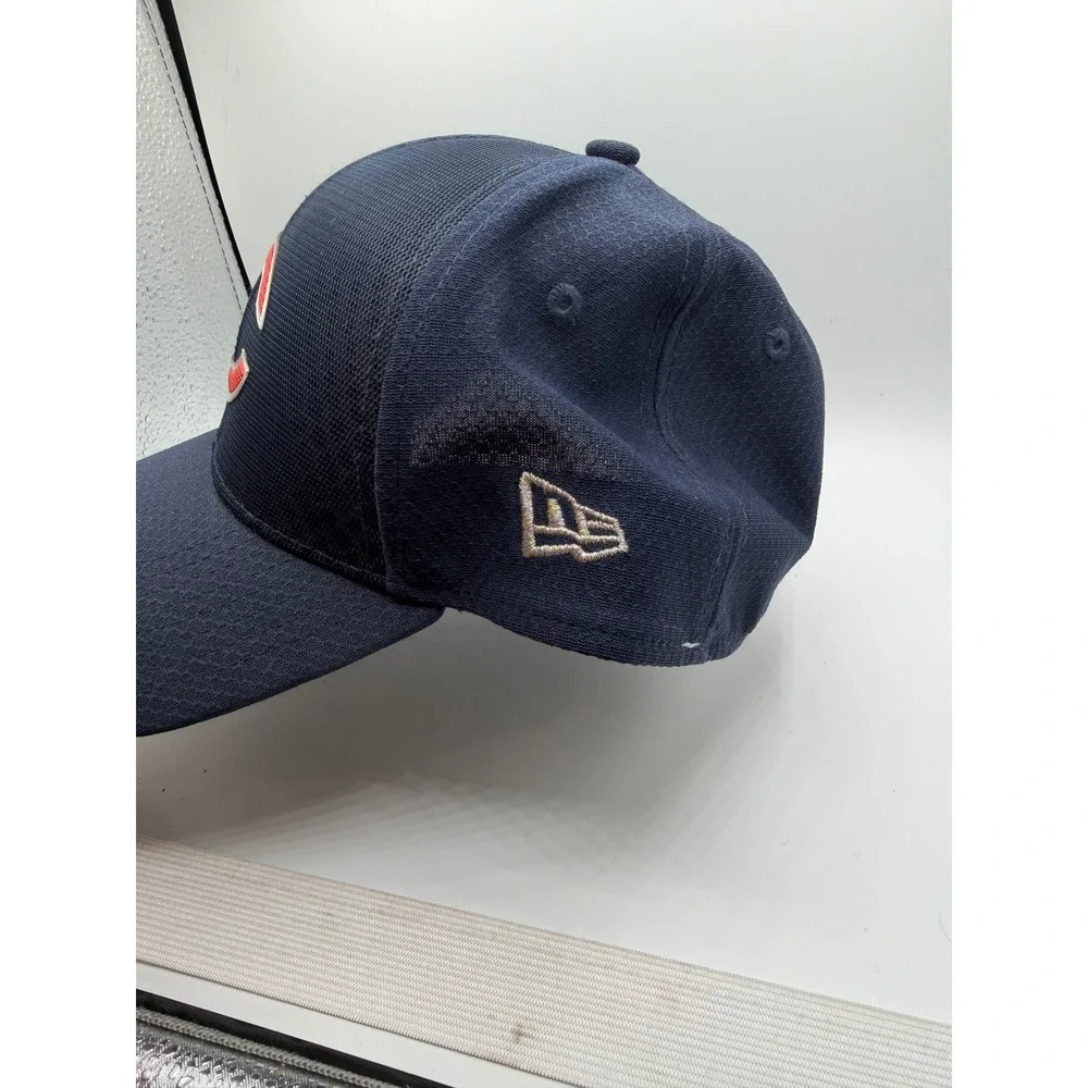 New Era 39THIRTY Chicago Bears Hat Mens Small Medium Navy Blue GSH NFL Sideline